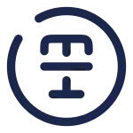 Text Cross Circle SVG Icon